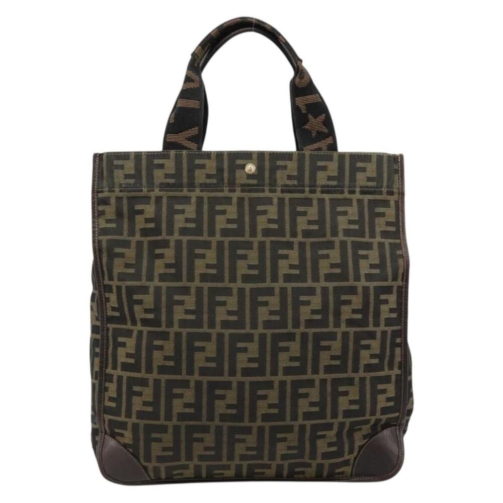 Fendi Zucca Handbag Black